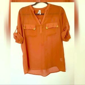 Gold Detailed Blouse